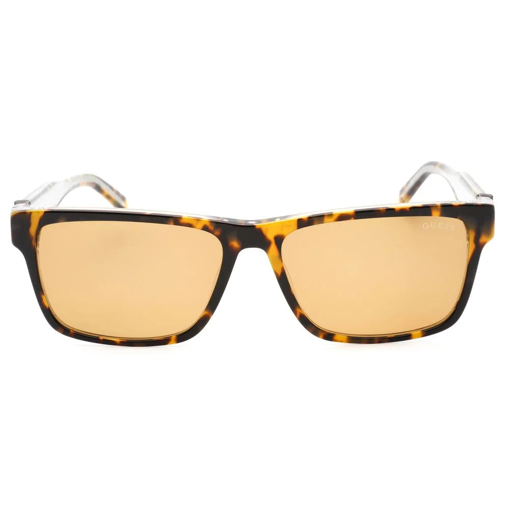 Guess Brown Resin Sunglasses - Sunglasses