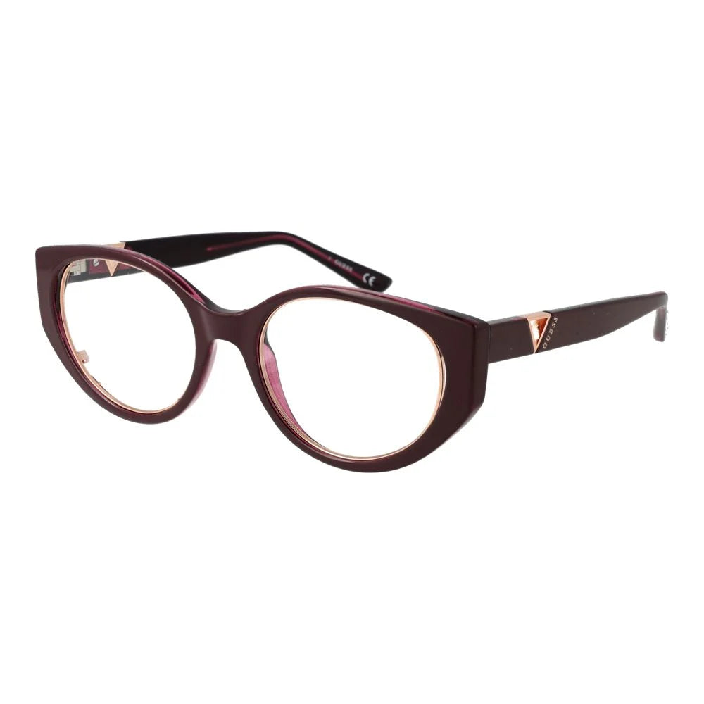 Guess Burgundy Women Glasses Frame - Eyeglasses