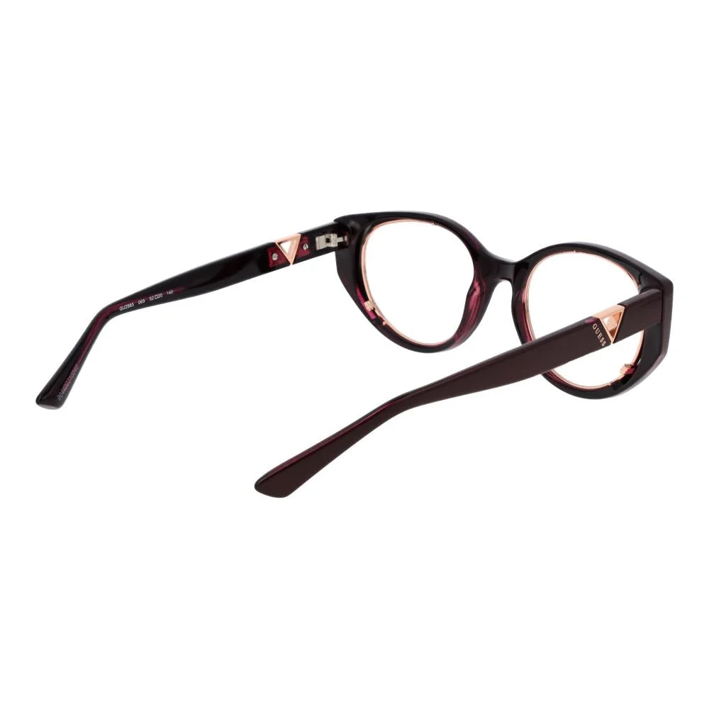 Guess Burgundy Women Glasses Frame - Eyeglasses