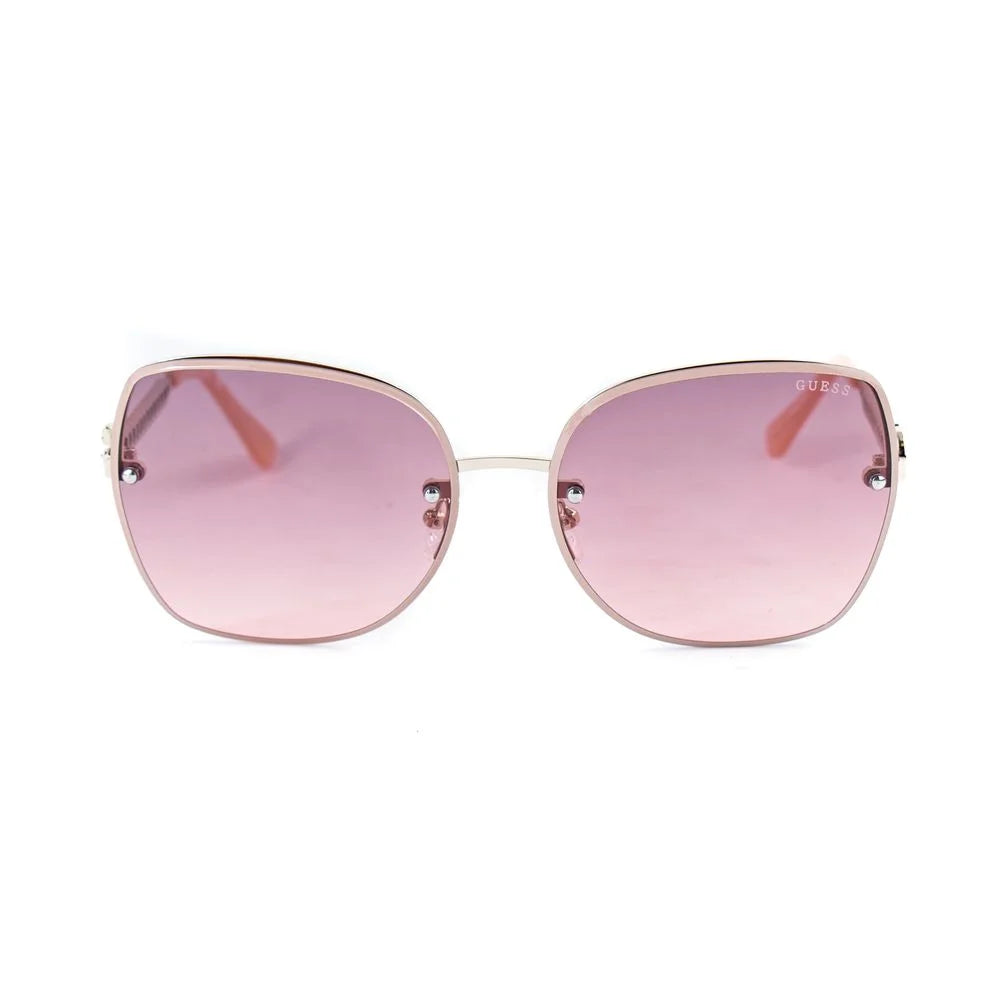 Guess Gold Metal Sunglasses - Sunglasses
