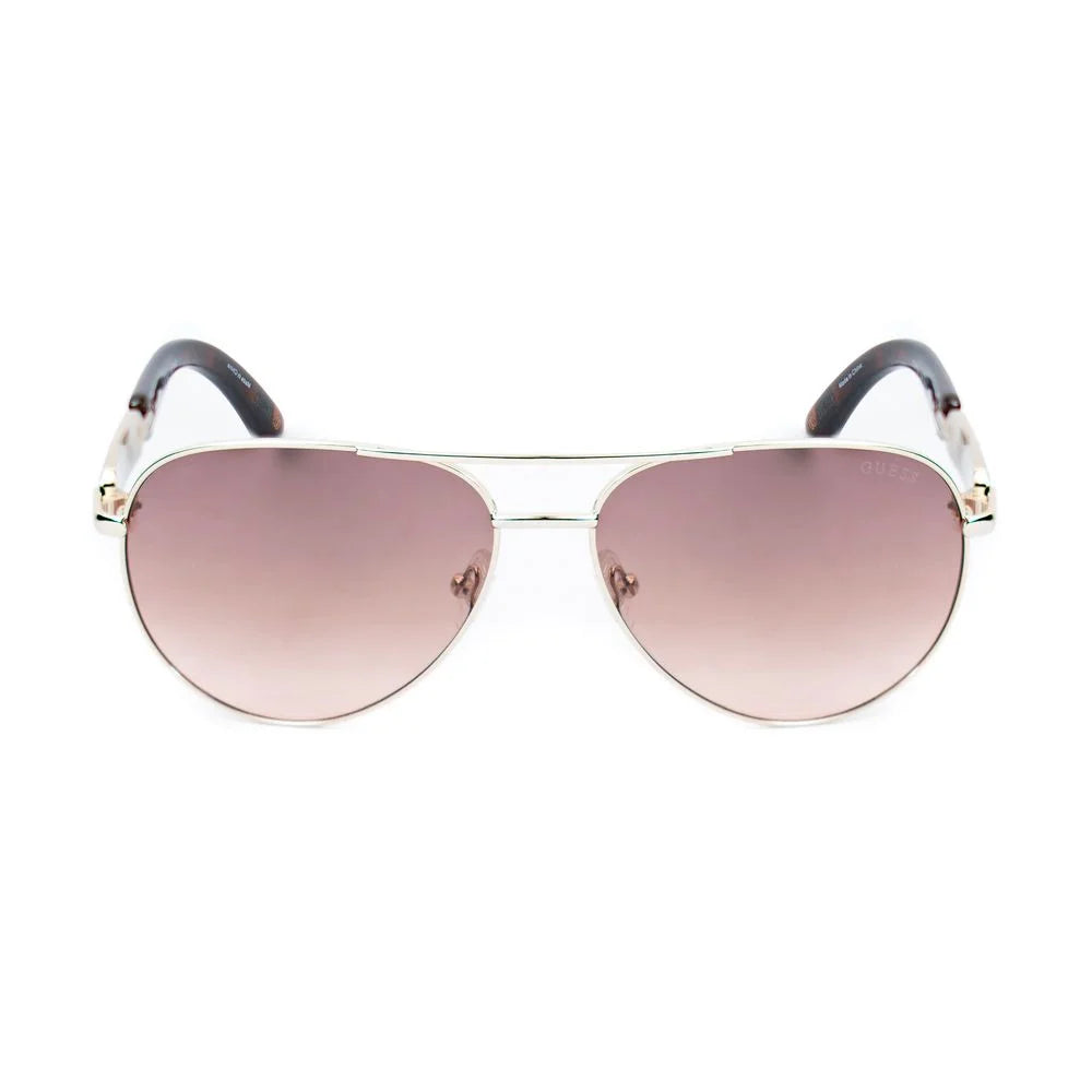 Guess Gold Metal Sunglasses