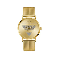 Guess Gold Stainless Steel Dress Watch