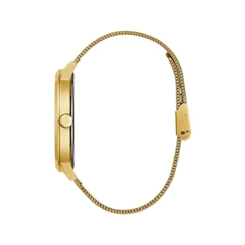 Guess Gold Stainless Steel Dress Watch
