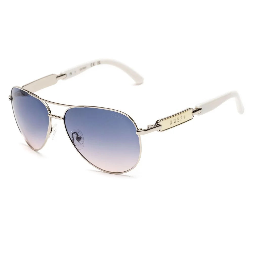Guess Gray Metal Sunglasses - Sunglasses