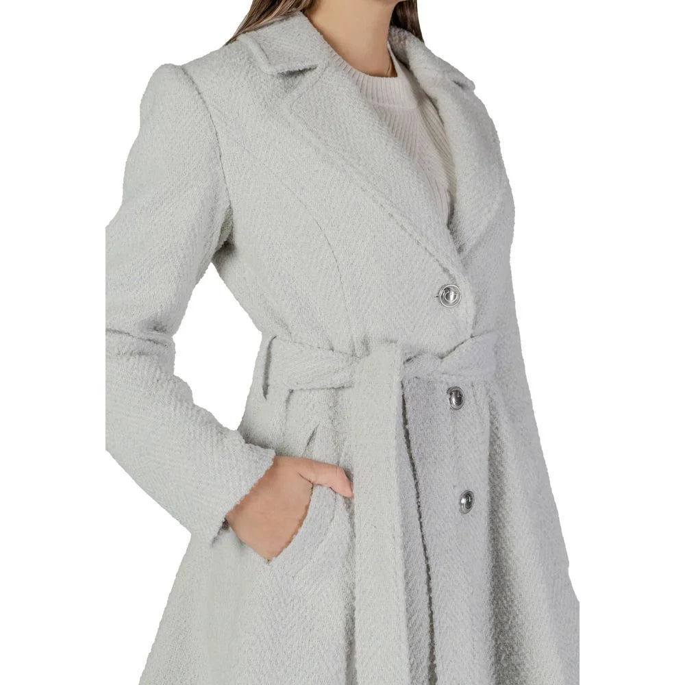 Guess Gray Polyester And Wool Coat - IT44 | S