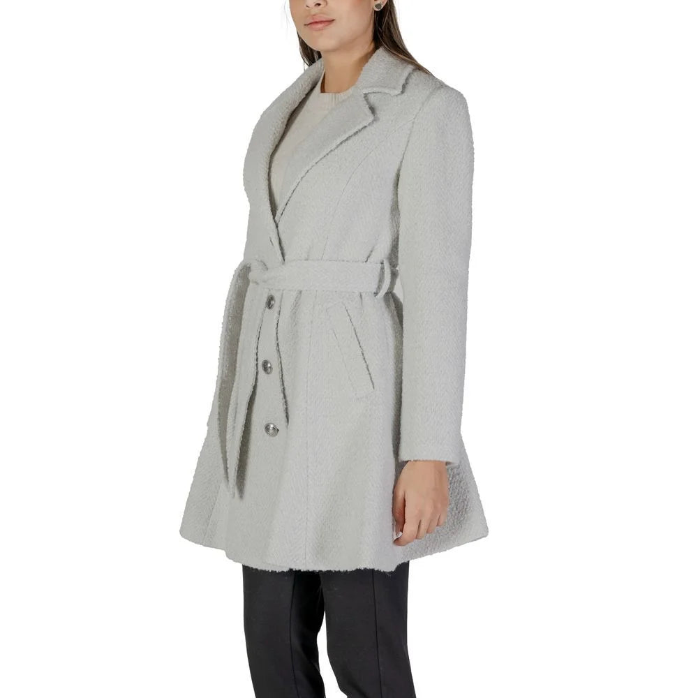 Guess Gray Polyester And Wool Coat - IT44 | S
