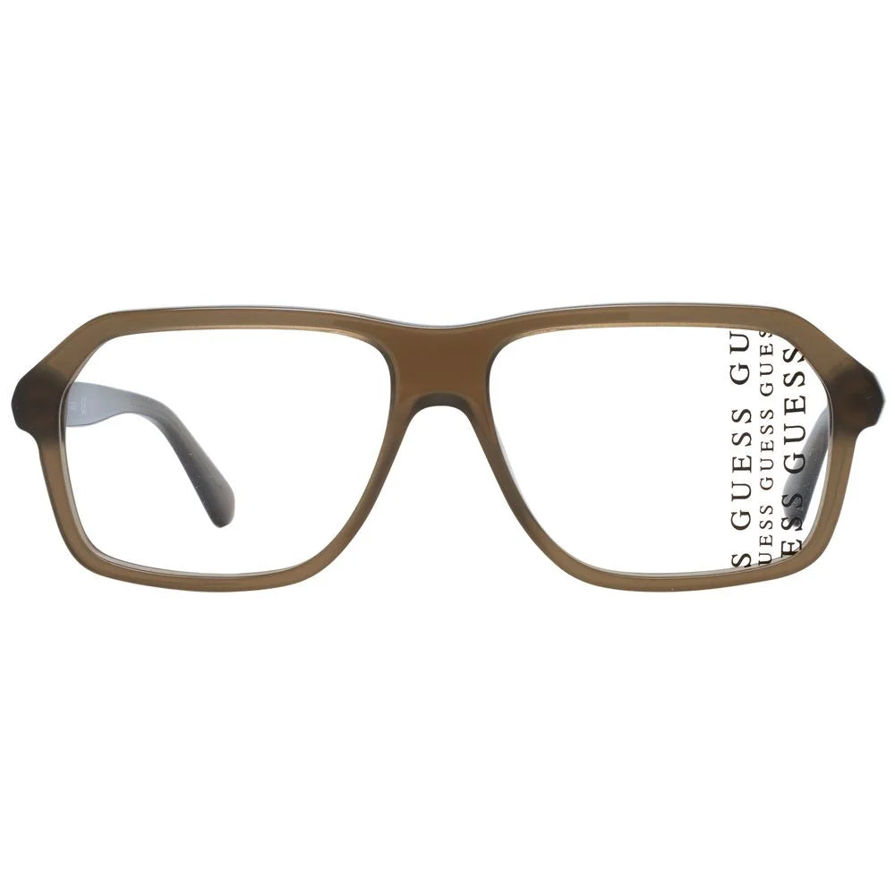 Guess Green Men Glasses Frame - Eyeglasses