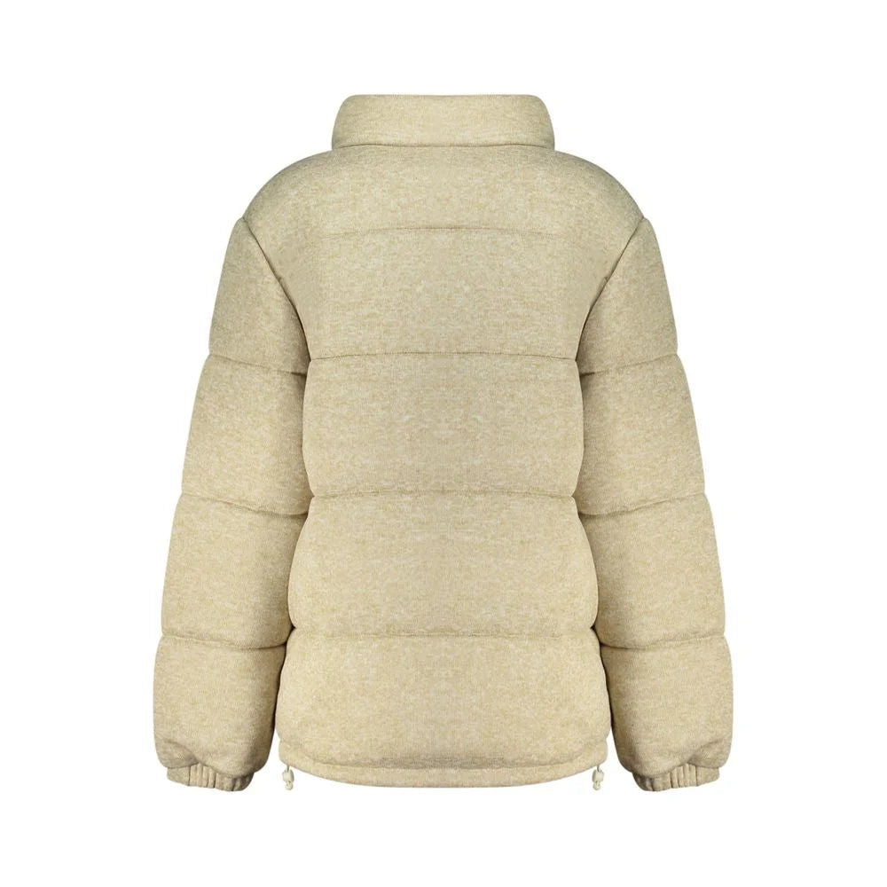 Guess Jeans Beige Polyester Coat