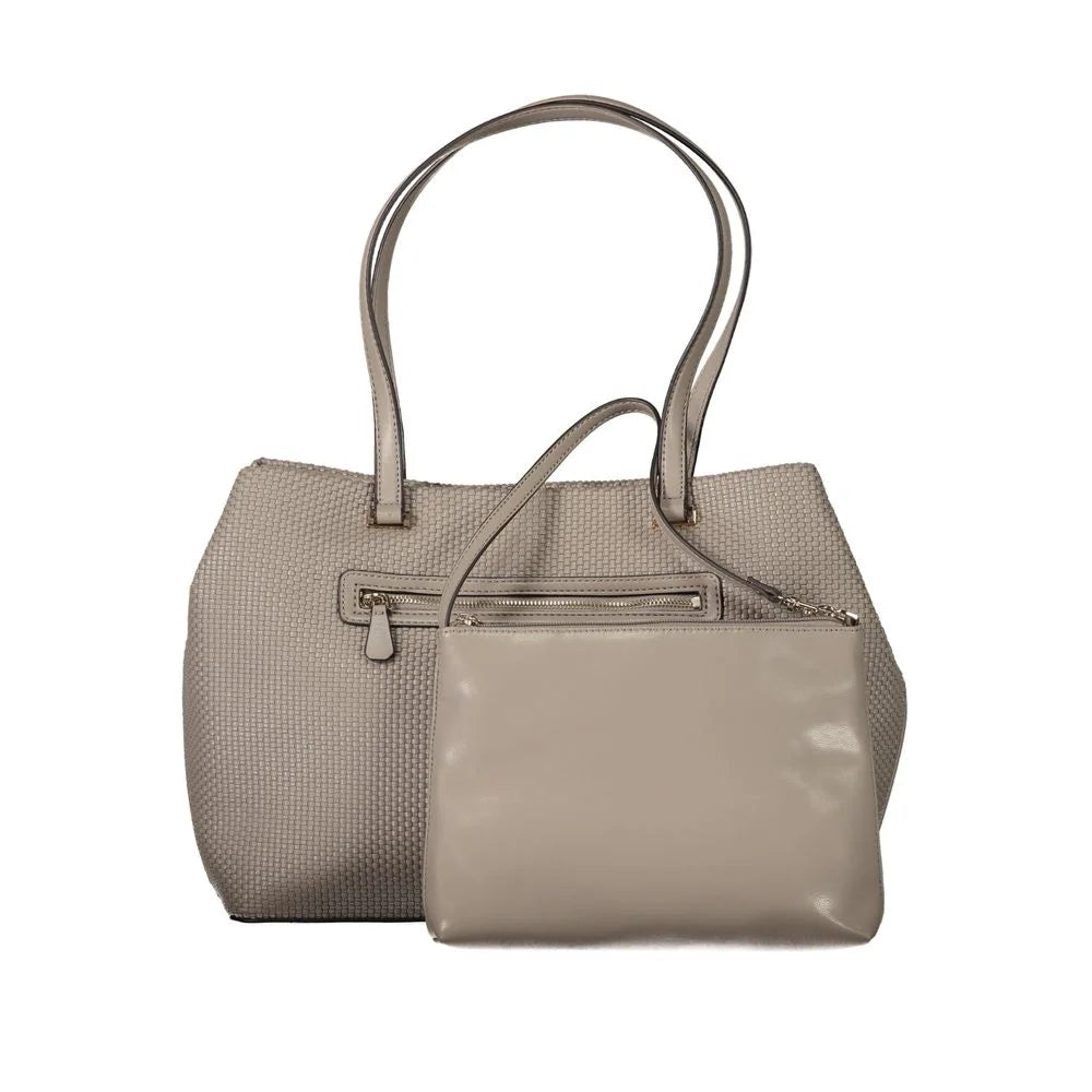 Guess Jeans Beige Polyethylene Handbag