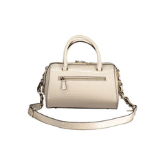 Guess Jeans Beige Polyethylene Handbag - Satchel Bags