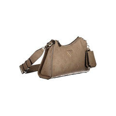 Guess Jeans Beige Polyethylene Handbag - Shoulder Bags