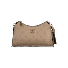 Guess Jeans Beige Polyethylene Handbag - Shoulder Bags