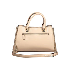 Guess Jeans Beige Polyethylene Handbag - Shoulder Bags
