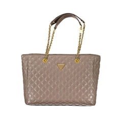 Guess Jeans Beige Polyethylene Handbag - Shoulder Bags