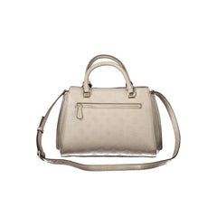 Guess Jeans Beige Polyethylene Women Handbag - Satchel Bags