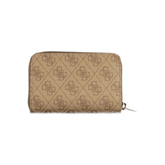 Guess Jeans Beige Polyethylene Women Wallet - Wallets