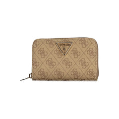 Guess Jeans Beige Polyethylene Women Wallet - Wallets