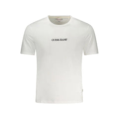 Guess Jeans Bianco Cotton Men T-Shirt