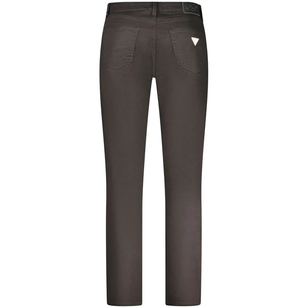 Guess Jeans Black Cotton Men Slim Jean - W33 | L32 - Jeans