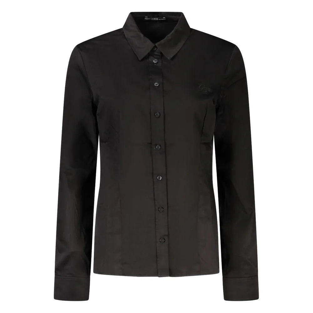 Guess Jeans Black Cotton Shirt - Shirts