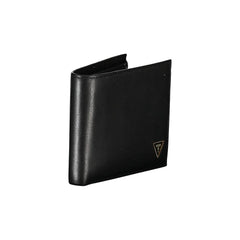 Guess Jeans Black Leather Wallet - Wallets
