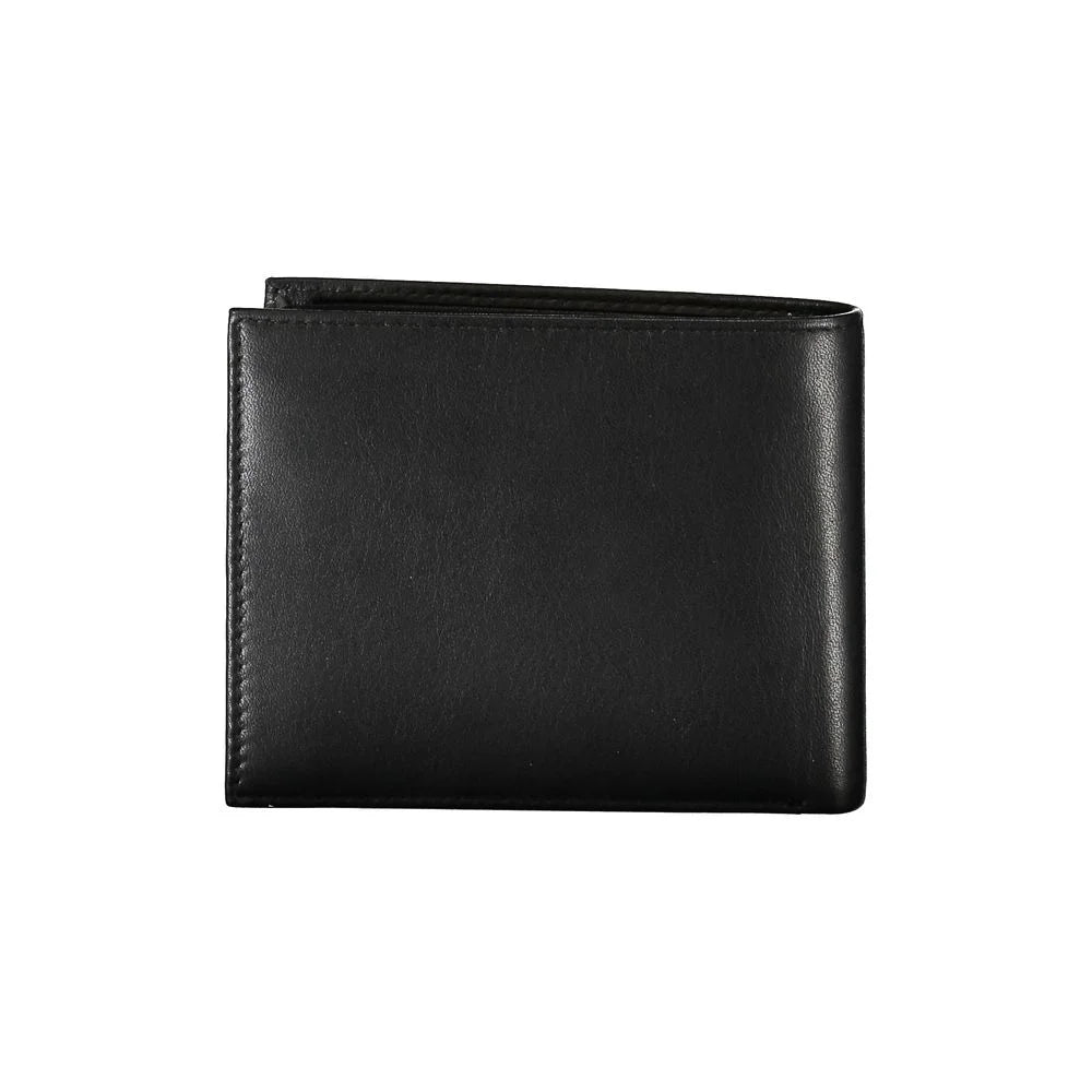 Guess Jeans Black Leather Wallet - Wallets