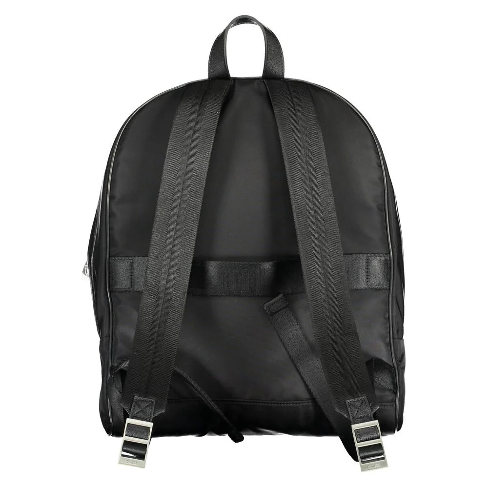 Guess Jeans Black Polyamide Backpack - Laptop Backpacks