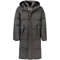 Guess Jeans Black Polyester Men Jacket - S - Puffer Jackets