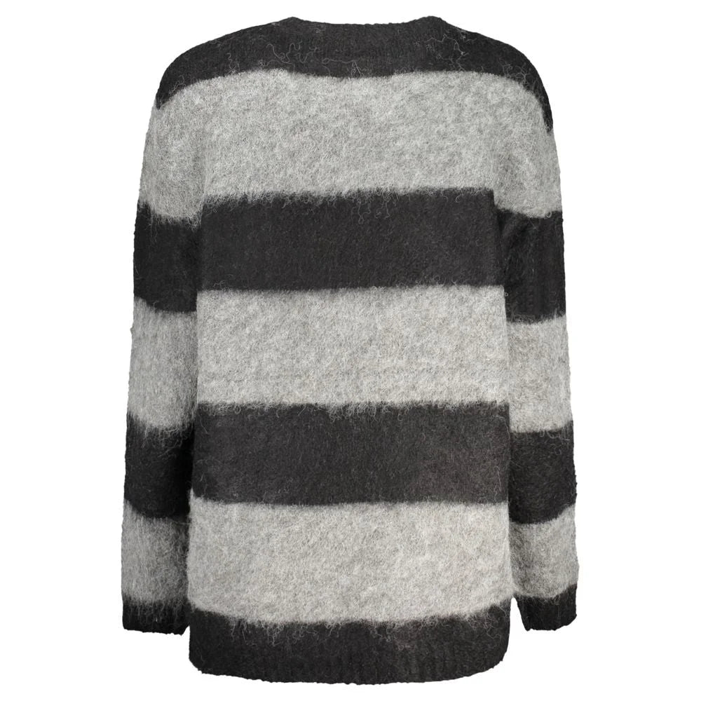 Guess Jeans Black Polyester Sweater - S