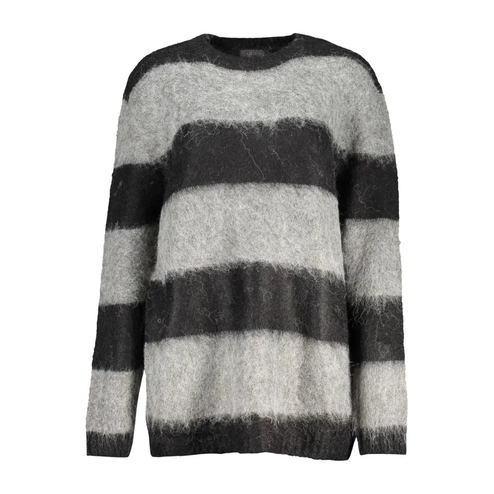 Guess Jeans Black Polyester Sweater - S