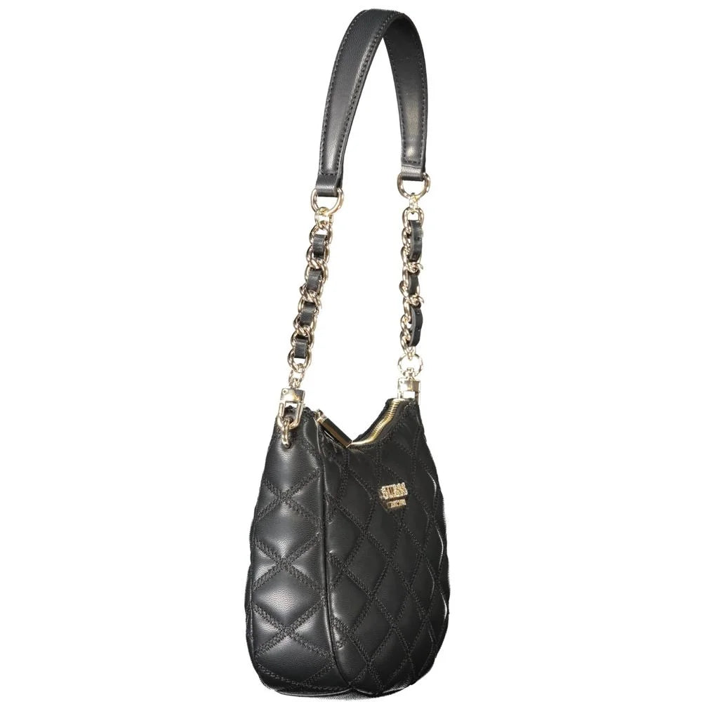 Guess Jeans Black Polyethylene Handbag