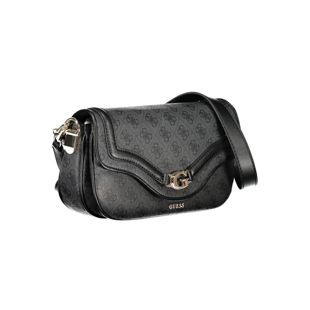 Guess Jeans Black Polyethylene Handbag - Cross Body Bags