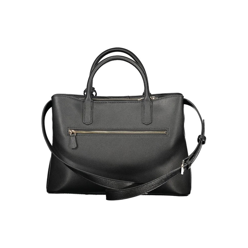 Guess Jeans Black Polyethylene Handbag - Satchel Bags