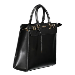 Guess Jeans Black Polyethylene Handbag - Satchel Bags