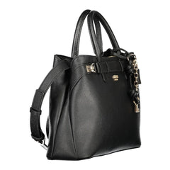 Guess Jeans Black Polyethylene Handbag - Satchel Bags
