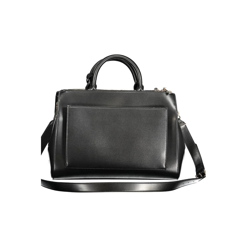 Guess Jeans Black Polyethylene Handbag - Satchel Bags
