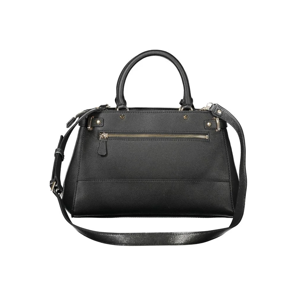 Guess Jeans Black Polyethylene Handbag - Satchel Bags