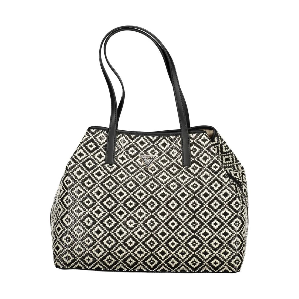 Guess Jeans Black Polyethylene Handbag - Shopper Bags