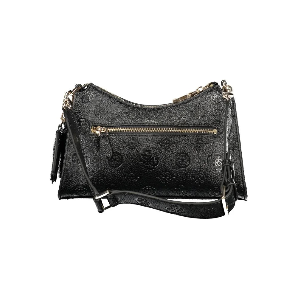 Guess Jeans Black Polyethylene Handbag - Shoulder Bags