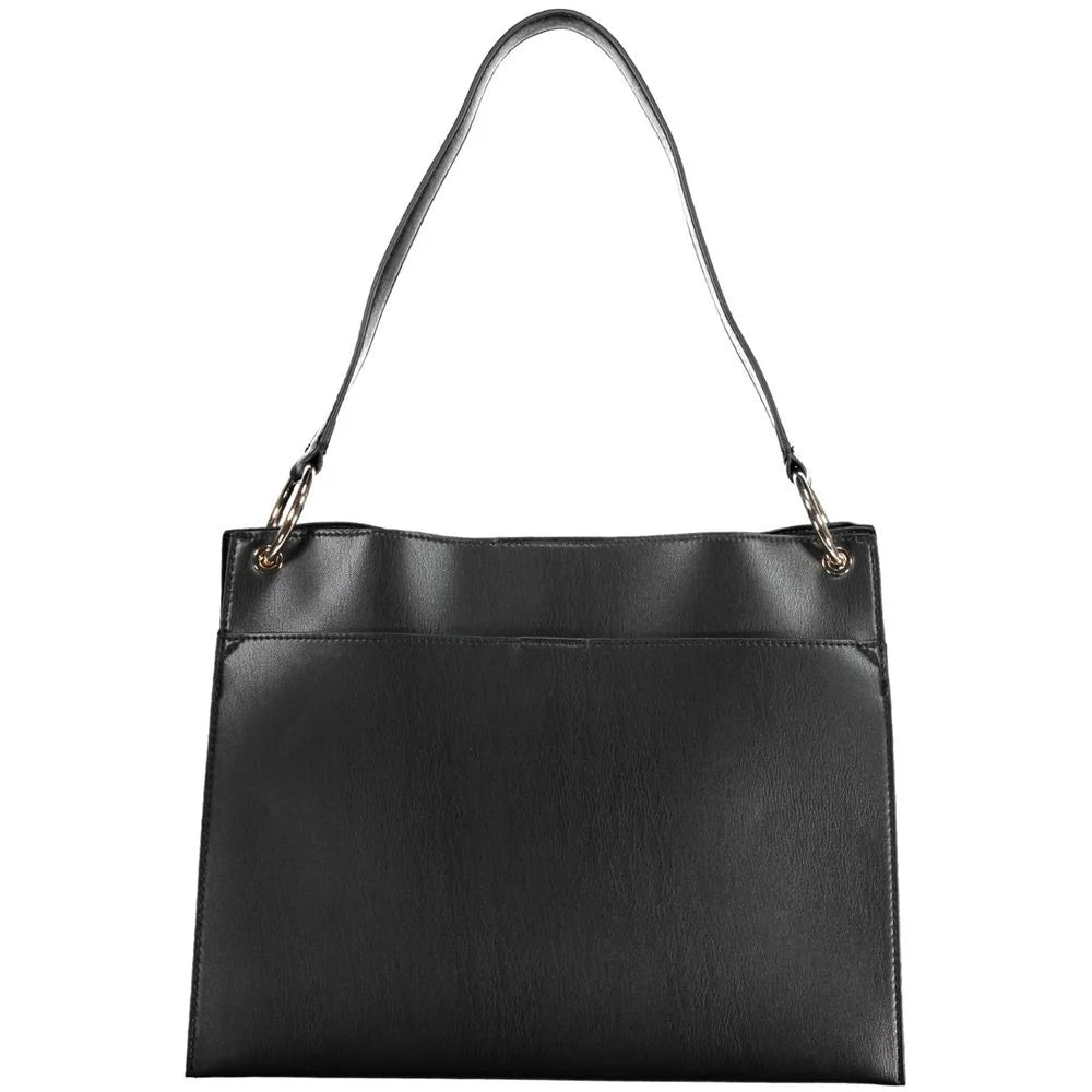 Guess Jeans Black Polyethylene Handbag - Shoulder Bags