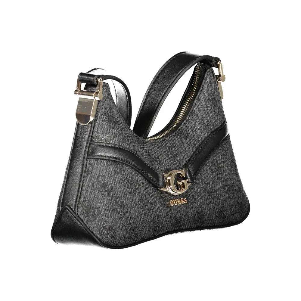 Guess Jeans Black Polyethylene Handbag - Shoulder Bags