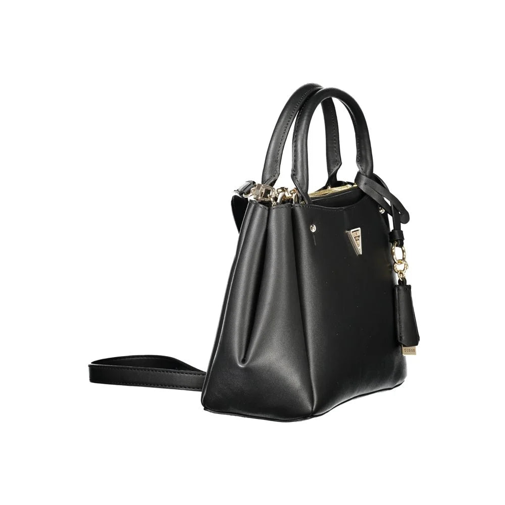 Guess Jeans Black Polyethylene Handbag - Shoulder Bags