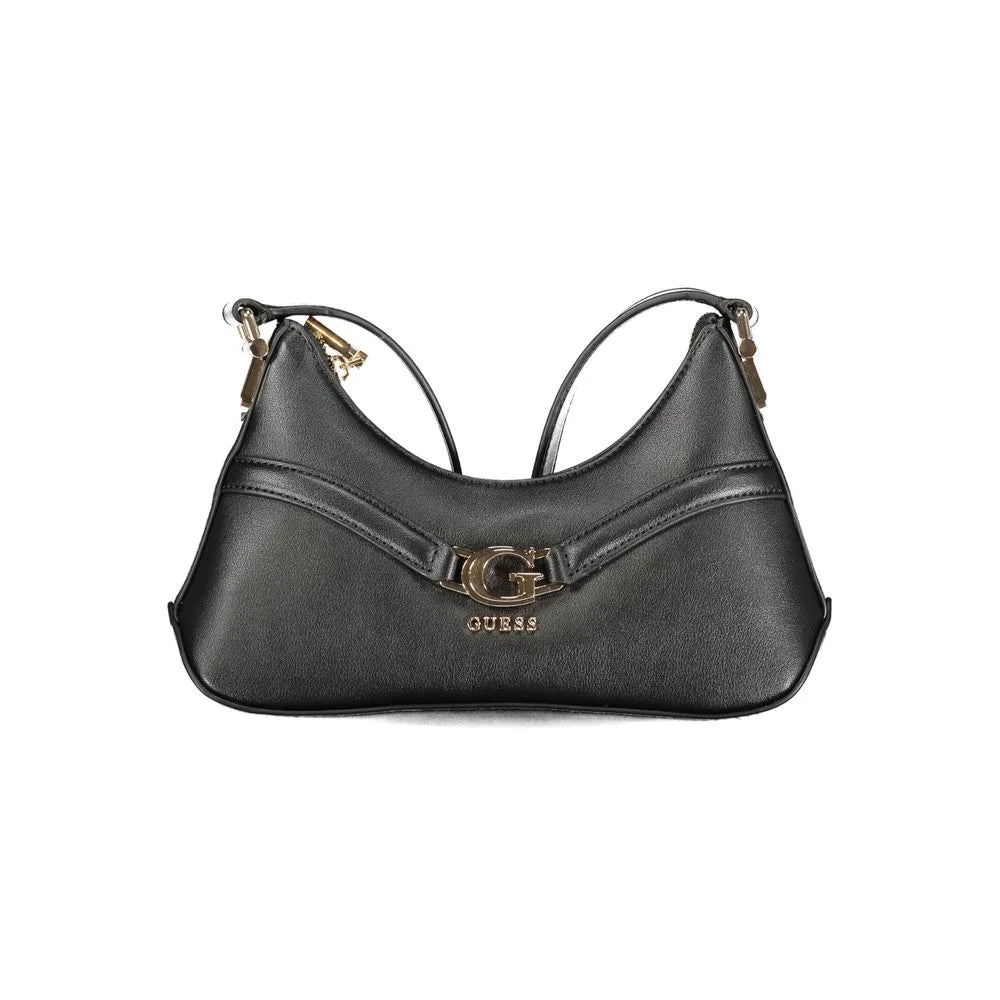 Guess Jeans Black Polyethylene Handbag - Shoulder Bags