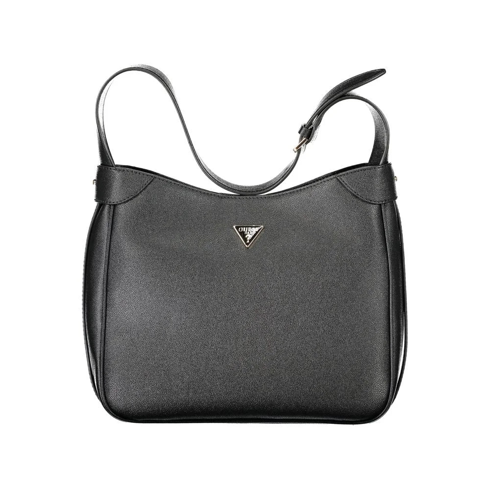 Guess Jeans Black Polyethylene Handbag - Shoulder Bags