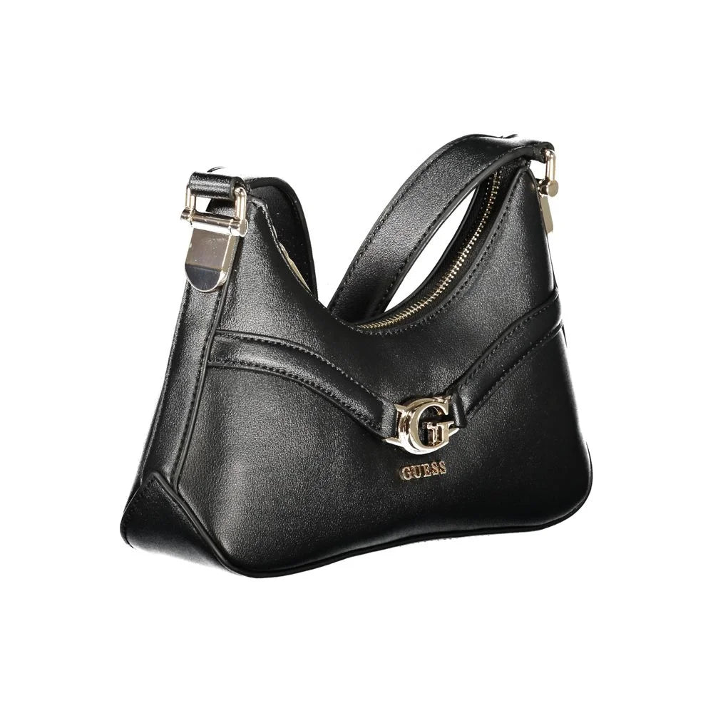 Guess Jeans Black Polyethylene Handbag - Shoulder Bags