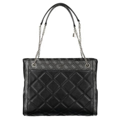 Guess Jeans Black Polyethylene Handbag - Shoulder Bags