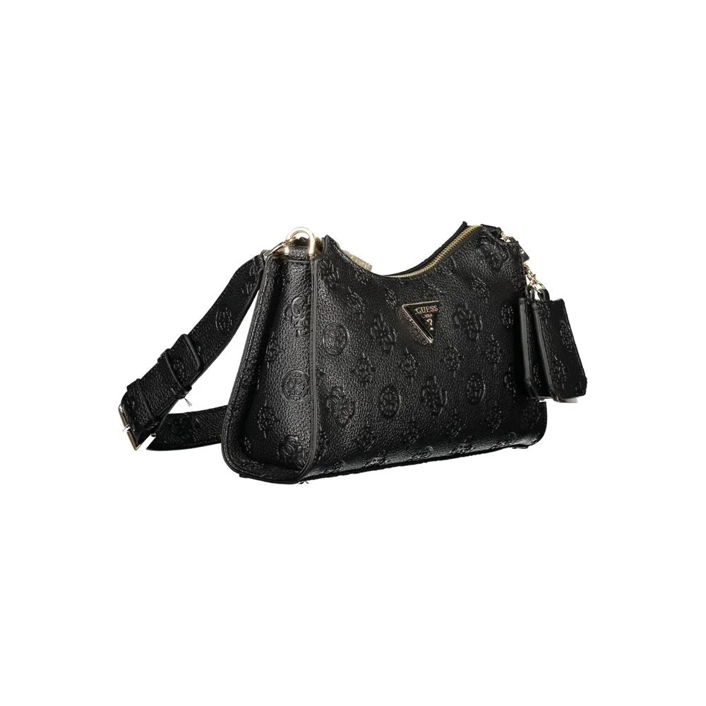 Guess Jeans Black Polyethylene Handbag - Shoulder Bags