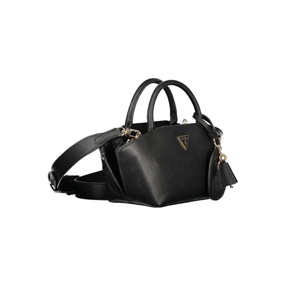 Guess Jeans Black Polyethylene Handbag - Shoulder Bags