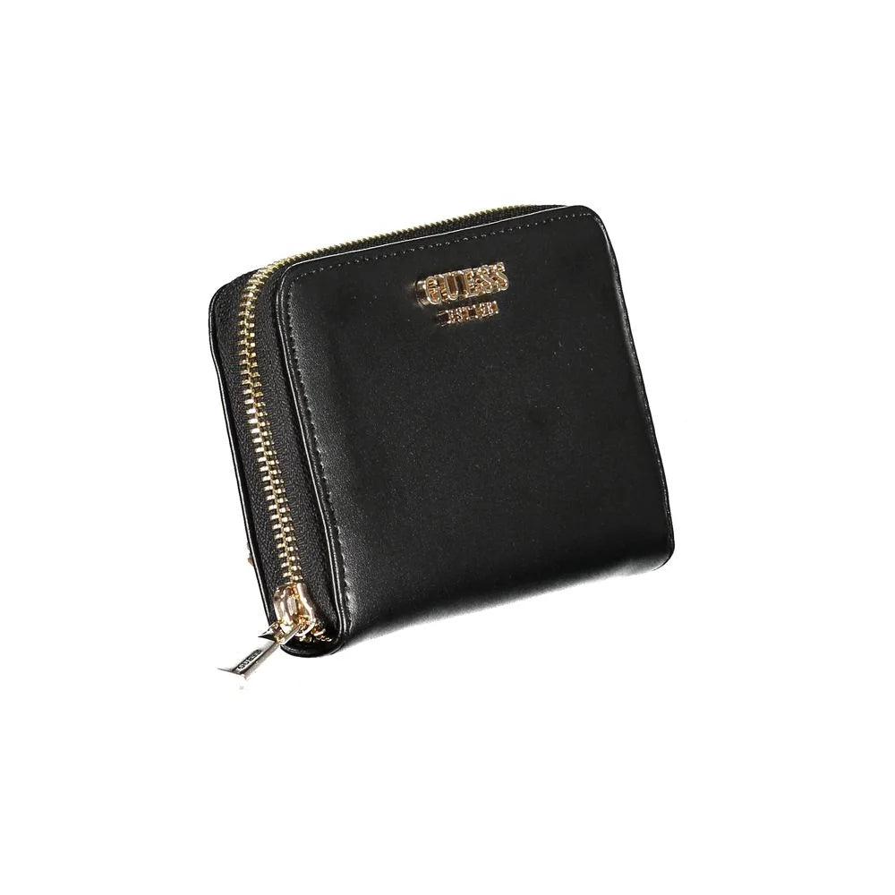 Guess Jeans Black Polyethylene Wallet - Wallets