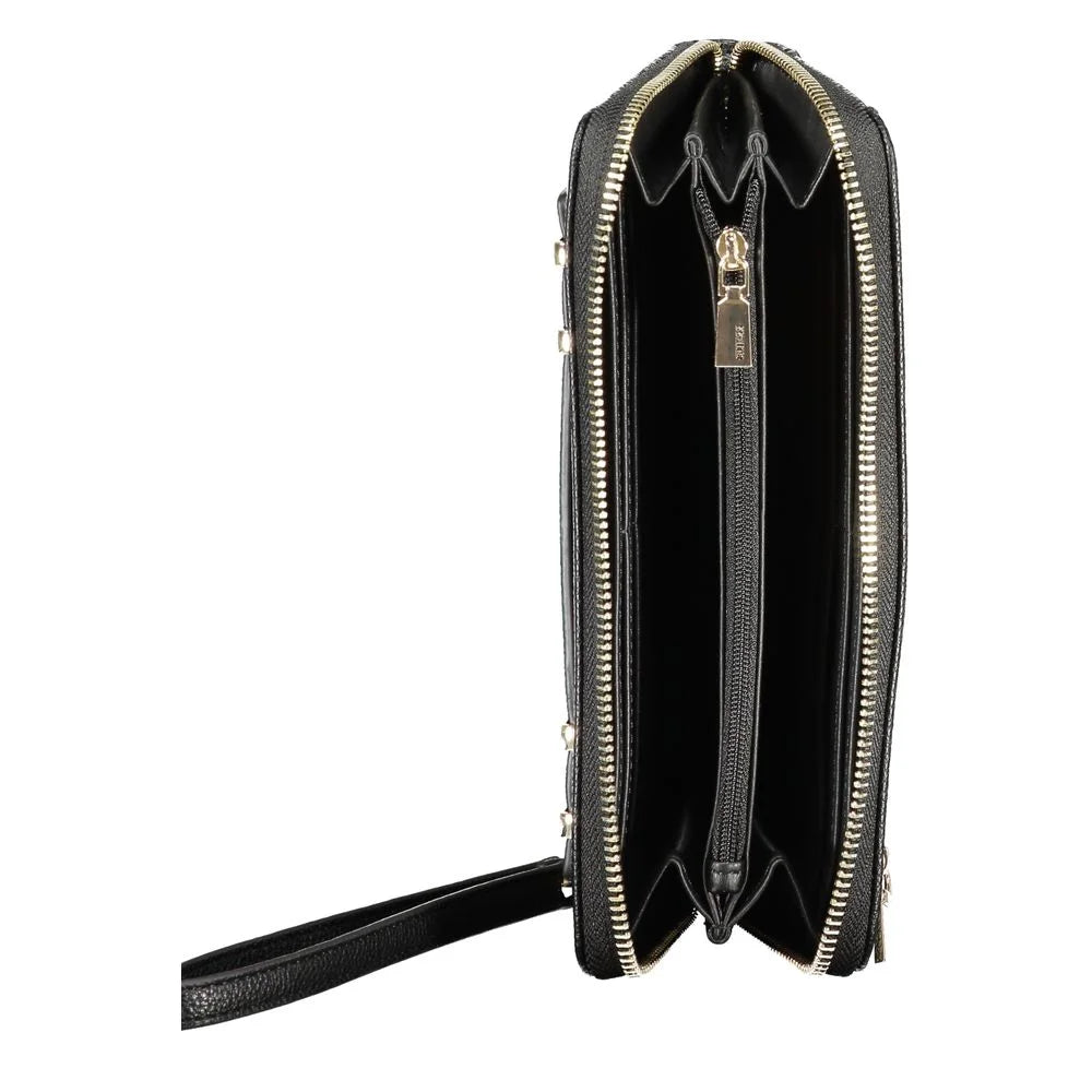 Guess Jeans Black Polyethylene Wallet - Wallets